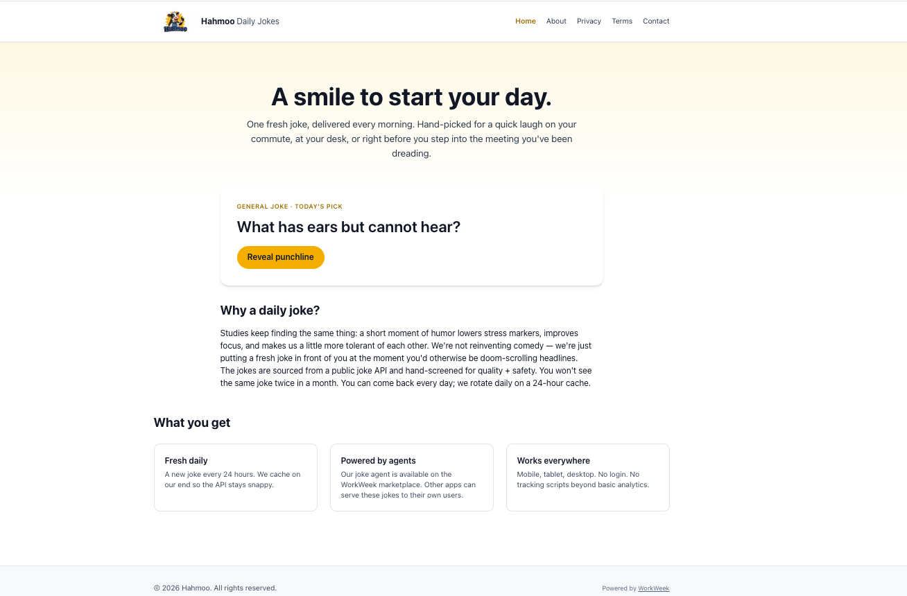 Daily Jokes — AI-curated humor app